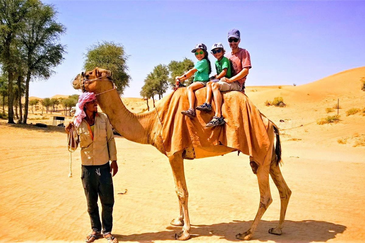 Camel riding experience in Bali